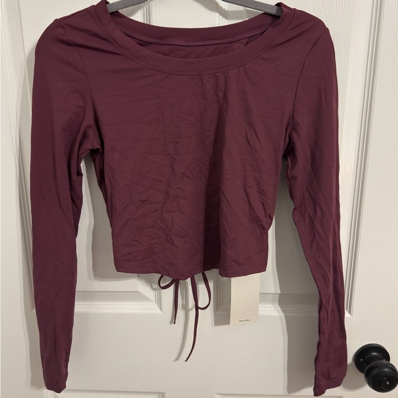 HALARA Tops - HALARA Long Sleeve Top in Rich Plum